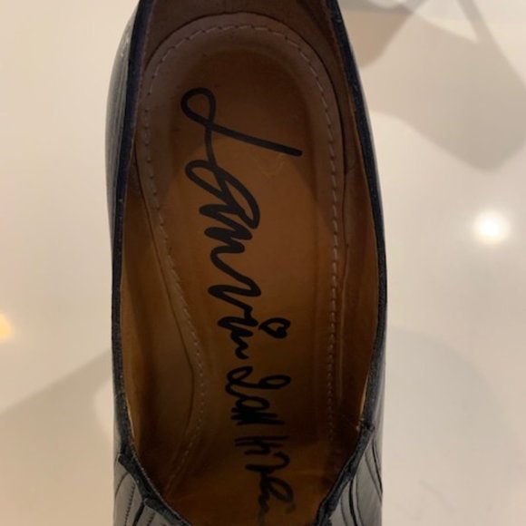 Lanvin Leather pointed toe booties - Picture 2 of 4